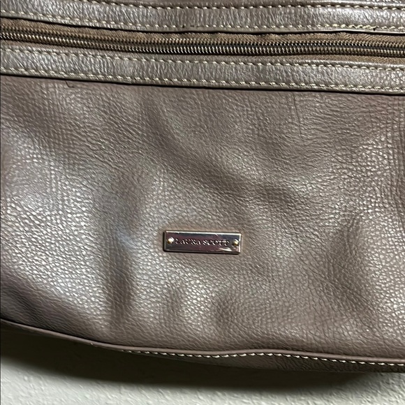 Laura Scott Beige Leather Purse - Picture 1 of 10